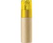 Set de crayons en bois FSC dans un tube en carton avec taille-crayon couleur jaune