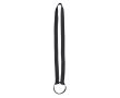 Lanyard porte-gobelet sangle en silicone, idéale pour les festivals couleur noir