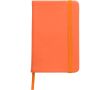 Carnet A6 en PU recyclé avec fermeture élastique, pages lignées couleur orange