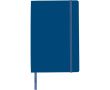 Carnet A5 en PU recyclé avec fermeture élastique et pages lignées couleur bleu