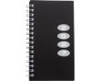 Agenda de poche avec vue hebdomadaire et certification FSC® couleur noir