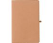 Carnet A5 en kraft lavé à couverture souple, pages lignées couleur marron