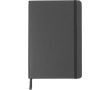 Carnet A5 en carton recyclé avec marque-page, pages lignées couleur noir