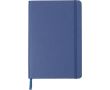 Carnet A5 en carton recyclé avec marque-page, pages lignées couleur bleu ultramarine