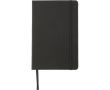 Carnet A5 en similicuir avec fermeture élastique, pages quadrillées couleur noir