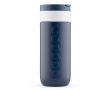 Gobelet isotherme en inox avec mécanisme anti-goutte Dopper 400 ml couleur bleu marine