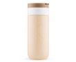 Gobelet isotherme en inox avec mécanisme anti-goutte Dopper 400 ml couleur marron clair