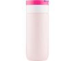 Gobelet isotherme en inox avec mécanisme anti-goutte Dopper 400 ml couleur rose