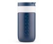 Mug isotherme de voyage en inox, couvercle rabattable Dopper 300 ml couleur bleu marine