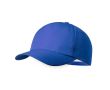 Casquette enfant en polyester RPET avec fermeture velcro couleur bleu