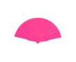 Éventail en polyester et RPET de couleurs avec boîte Color RPET couleur fuchsia