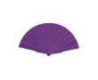 Éventail en polyester et RPET de couleurs avec boîte Color RPET couleur mauve