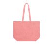 Sac en coton recyclé avec poignées longues 140 g/m2 Shop Recycled couleur rouge