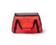Sac à dos en RPET pour animaux avec grille et base renforcée couleur rouge