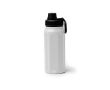 Gourde isotherme style militaire en acier inoxydable recyclé 540 ml couleur blanc
