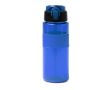 Bidon de sport en plastique recyclé avec doseur type paille 700 ml couleur bleu roi