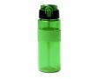 Bidon de sport en plastique recyclé avec doseur type paille 700 ml couleur vert