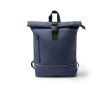 Sac à dos roll-top, grand compartiment et bande réfléchissante PC 15\" couleur bleu marine