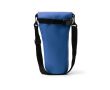 Glacière pour bouteille avec bandoulière et fermeture zippée 1 L couleur bleu roi