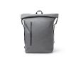 Sac à dos en plastique recyclé, déperlant, pour ordinateur 15\" couleur gris