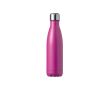 Bouteille en acier inoxydable avec bouchon à vis en acier 550ml couleur fuchsia
