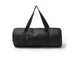 Sac de sport pliable en plastique recyclé avec fermeture éclair couleur noir