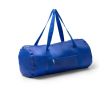 Sac de sport pliable en plastique recyclé avec fermeture éclair couleur bleu roi