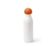 Bouteille isotherme en inox avec bouchon ballon de sport 550 ml couleur orange