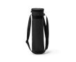 Housse isotherme pour bouteille avec sangle et fermeture éclair 1 L couleur noir mat