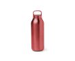 Bouteille isotherme en inox avec bouchon translucide à vis 500 ml couleur rouge