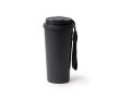 Mug isotherme en acier inoxydable avec couvercle anti-fuite 500 ml couleur noir