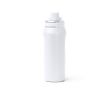 Gourde en inox recyclé avec bouchon translucide et anse 600 ml couleur blanc