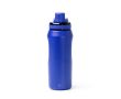Gourde en inox recyclé avec bouchon translucide et anse 600 ml couleur bleu roi