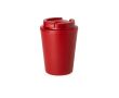 Gobelet à emporter en plastique recyclé à double paroi de 300 ml couleur rouge