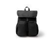 Sac à dos en nylon avec grand compartiment et fermeture cordon PC 15\" couleur noir