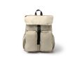 Sac à dos en nylon avec grand compartiment et fermeture cordon PC 15\" couleur beige