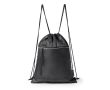 Sac à dos cordons réglables avec poche et bande réfléchissante couleur noir