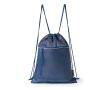 Sac à dos cordons réglables avec poche et bande réfléchissante couleur bleu roi