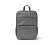 Sac à dos en cuir synthétique pour PC avec double compartiment 15\" couleur gris