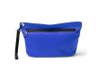 Trousse étanche avec fermeture éclair imperméable et dragonne amovible couleur bleu roi