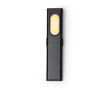 Lampe torche double ultra-plate avec aimant et clip, 3 intensités couleur noir