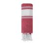 Serviette paréo en coton avec détails aux extrémités 180g/m² couleur rouge