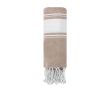 Serviette paréo en coton avec détails aux extrémités 180g/m² couleur naturel