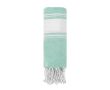 Serviette paréo en coton avec détails aux extrémités 180g/m² couleur vert clair
