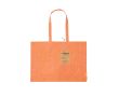 Sac en 100% coton recyclé à longues anses 220g/m² couleur orange