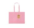 Sac en 100% coton recyclé à longues anses 220g/m² couleur rose