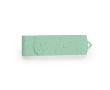 USB en paille de blé de différentes couleurs avec clip pivotant couleur vert