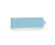 USB en paille de blé de différentes couleurs avec clip pivotant couleur bleu