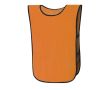 Chasuble de sport multicolore avec élastiques pour adultes  couleur orange