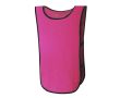 Chasuble de sport multicolore avec élastiques pour enfants couleur fuchsia